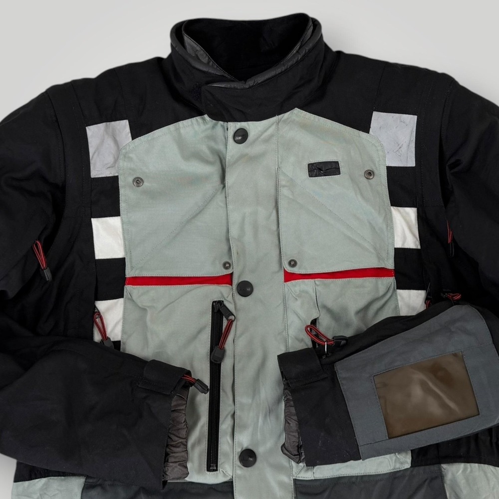 BMW Motorrad Rallye 2 Pro Jacket Mens 46R Gray GORE-TEX Armored Touring - Picture 6 of 12